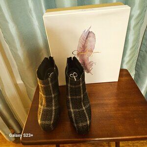 6 1/2 (37) , Maysie Jessica Simpson chunky 4 inch sexy stompers